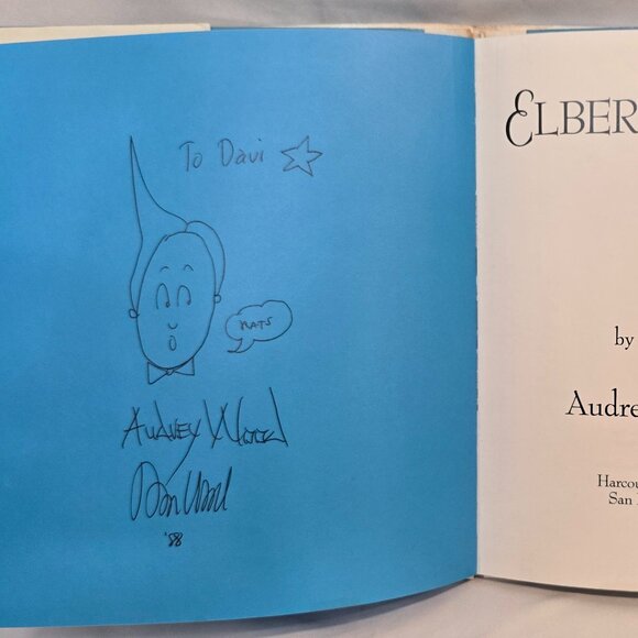 First Edition Elbert's Bad Word by Audrey Wood (1988, Hardcover) Signed - Picture 3 of 10